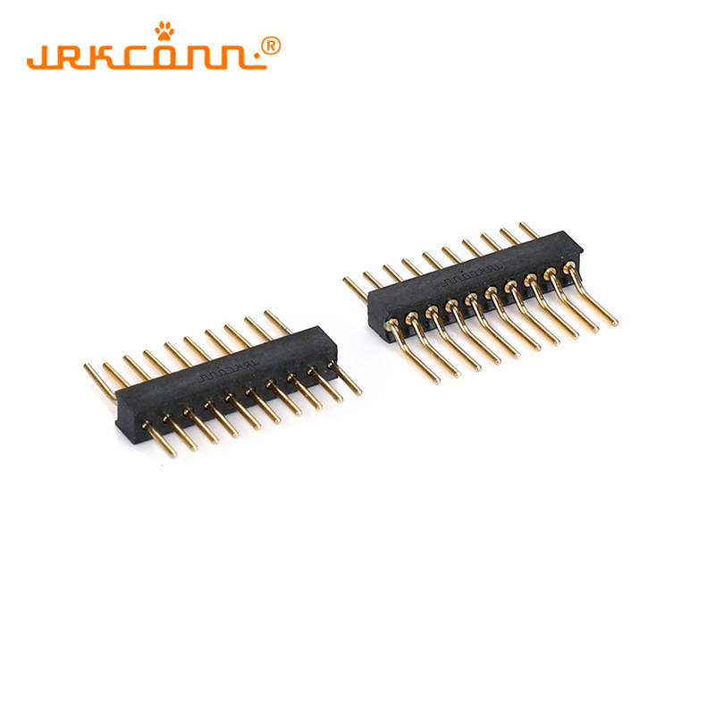  Machined 1.27 Mm Thread Pitch Header SMT Type Male Header Connector Single Row Manufactures