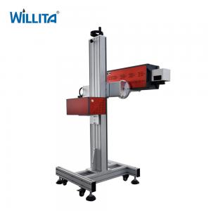  Willita High Quality Radio Frequency Tube On Line Flying Marking Glass Pipe Plastic Material Co2 Laser Marking Machine Manufactures