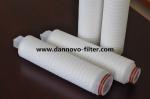 0.22 Micron Polypropylene PP Pleated Water Filter Cartridge For Water Treatment