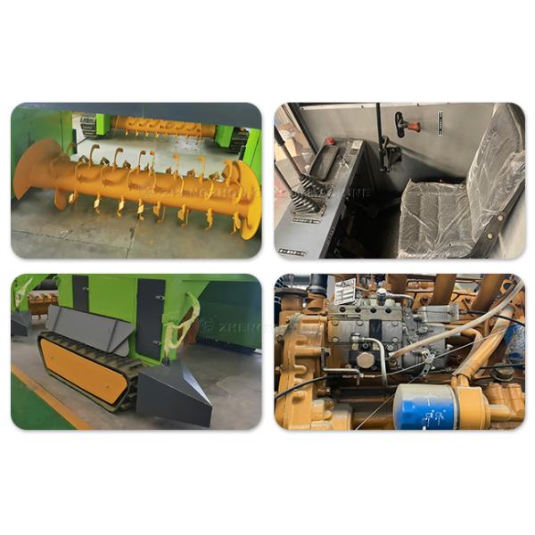 Self-Propelled Crawler Compost Machine for Organic Fertilizer Production