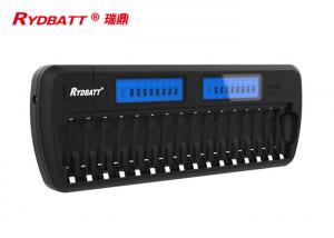 China 16 Slot Nimh Battery Charger / AA AAA Nickel Metal Hydride Battery Charger DC 12V 2A on sale