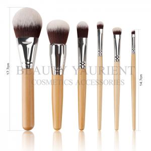  Professional PBT Hair Face Makeup Brush Set 6pcs Customized Bristle Manufactures