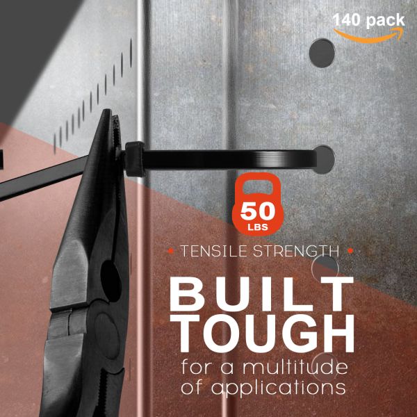 Multi Purpose Cable Ties Mounts Customized Reusable High Durability