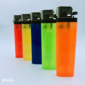  Transparent Disposable Cigarette Lighter with Custom Style and Customized Request Manufactures