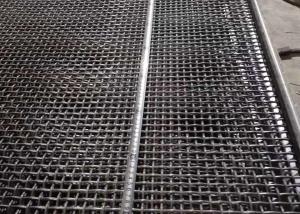  Rectangular Hole Mining Screen Mesh With Hook , Vibrating Screen Mesh Manufactures