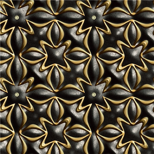 Three Dimensional Modern Removable Wallpaper Flower Pattern , Eco - Friendly