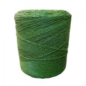  Green Artificial Grass Yarn Thread Fiber Colorful PE PP Synthetic Turf Material Manufactures