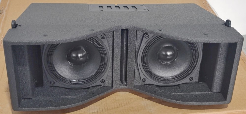 portable line array mini 6.5 inch dual loudspeaker 2 way full range system