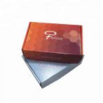 Red Foldable Printed Shipping Boxes , Corrugated Cardboard Shipping Boxes