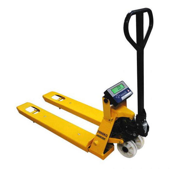 Quality 5T 10T Weighing Pallet Jack Scale With Electronic Weighing Indicator for sale