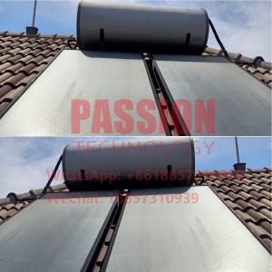 300L Flat Plate Solar Water Heater Blue Coating Flat Panel Solar Thermal Collector Manufactures