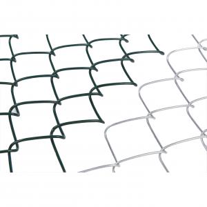  Wean Chain Link Fence 1.0-6.0mm With Square Posts 10ft Spacing Galvanized PVC Manufactures