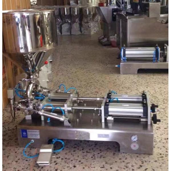 30Bottles/Min Automatic Liquid Filling Machine Pneumatic Press