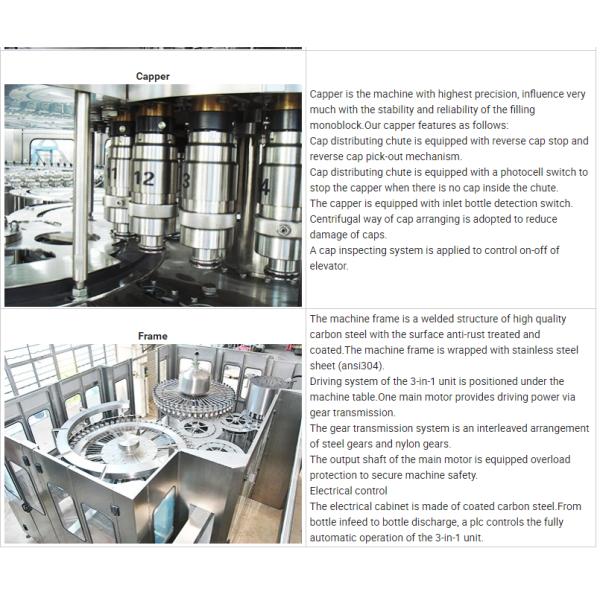 Automatic Rotary Pet Bottled Water Filling Machine 12000BPH 2000ml