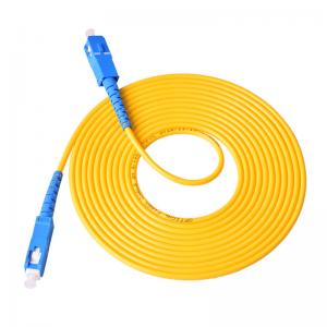 China 1M 3M 5M 10M 20M 30M LC To LC Fiber Optic Patch Cord Jumper Cable SM Simplex Single Mode Optic Cable For Network on sale