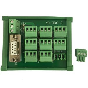 PLC Sensor Signal Input Module DB9 Distribution Terminal Blocks Connection Board