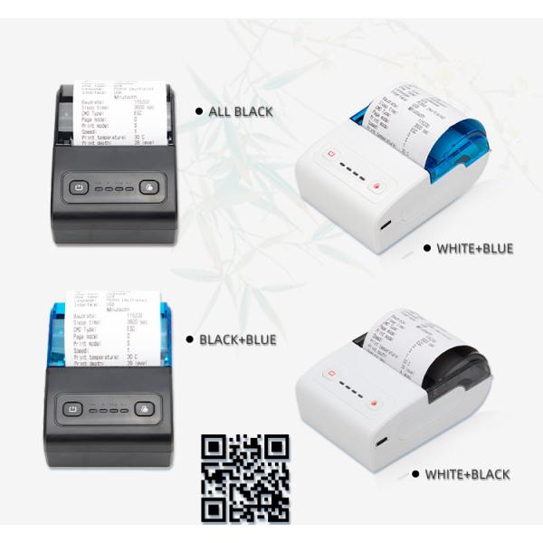 Curves Printing Content Normal Portable Bluetooth Printer for Phone Bar Code Rolls