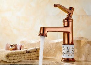  Single Handle Rose Gold Antique Basin Faucet Drinking Water Filter ROVATE Manufactures