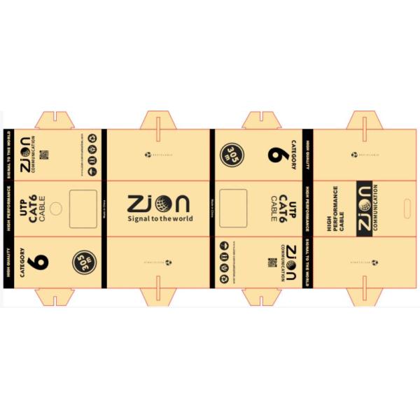 U/UTP CAT6 Network Cable with Solid Bare Copper Conductor CPR Certified for 250MHz Frequency Ethernet Applications