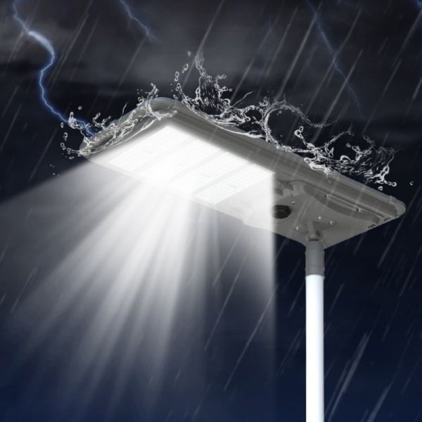 LED Solar Street Light With Timing Function Adjustable Brightness for Stadium Surroundings
