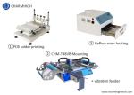 Stencil Printer 3040 / CHMT48VB+ Vibration Feeder , SMT PCB Assembly Line /