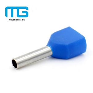  Blue Wire Copper Crimp Connectors Twin Insulated Ferrule Pin Cord End Terminal Manufactures