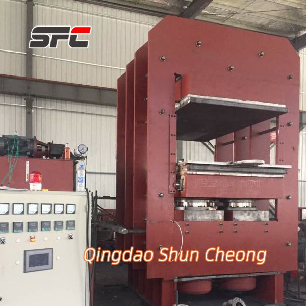 CE/ISO9001 Certified Curing Press Machine with Multiple Working Layers and High Pressure Capacity for Rubber Vulcanizing