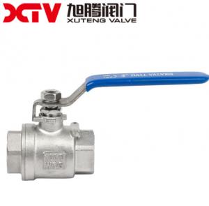 Thread Connection 2PC NPT Internal Thread Forged Steel Material Floating Ball Valve Manufactures