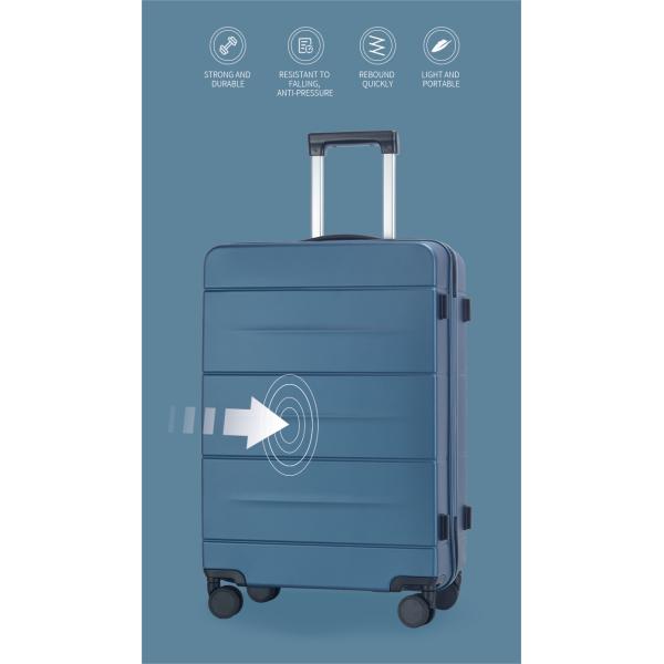 Simple Appearance 28 Inch Hard Shell Suitcase Multifunctions Inside