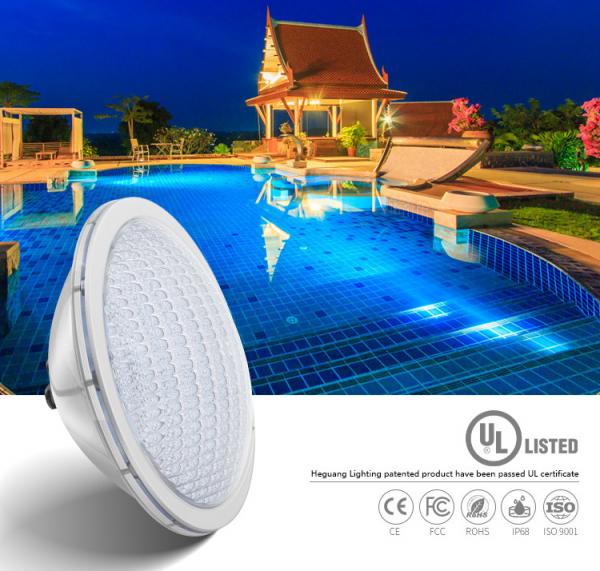 White Color Low Voltage 12v led pool bulb 316L stainless steel with Anti UV PC Cover