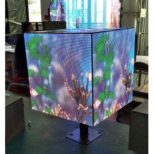 Support customized four five six surface square Led Display P2 P3 P4 indoor