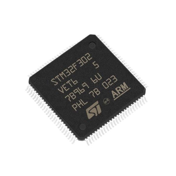 Quality In Stock Microcontroller MCU 32-bit ARM Cortex M4 RISC 512KB Flash 2.5V/3.3V 100-Pin LQFP Tray STM32F302VET6 for sale