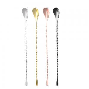  40cm Stainless Steel Bar Spoons Long Cocktails Spoons For Bar And Kitchen Home Manufactures