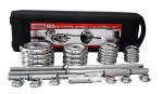 50kg sets electroplating adjustable barbell dumbbell with boxes