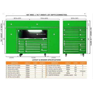 Efficiently Store Your Tools with This Tool Cabinet Trolley and Side Locker
