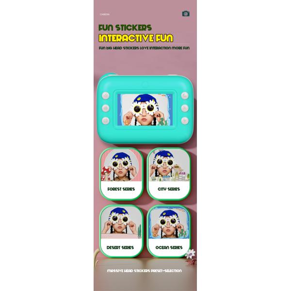 Customized Mini Sticker Printer Color Instant Printing 640x320