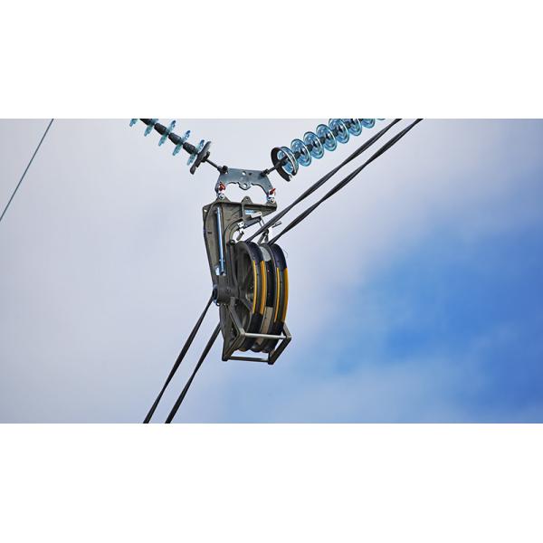 Aluminum 1040 Large Diameter Stringing Block With Anti-Static Oil-Resistant Feature
