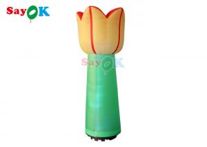 China Giant 3d Inflatable LED Flower Lighting Toy Custom Plant Fungus Flower Advertising Modeling on sale