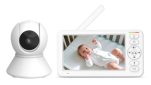 Compact HD Baby Monitor with Customizable Color and Works With IOS And Android