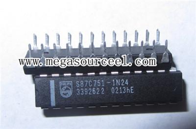 MCU Microcontroller Unit S87C751-1N24 - - 80C51 8-bit microcontroller family 2K