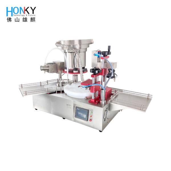 Quality Desktop Automatic 2ml Bio-Reagent Liquid Vial Filling And Capping Machine With Cap Loading Function For Clean Bench Using for sale