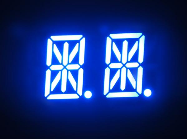 Quality Common Anode 2 Digit 14 Segment LED Alphanumeric Display for sale