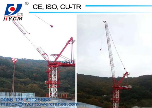 Quality QTD4522 Luffing Jib Tower Crane 6 ton Construction Crane for High Rise Building for sale