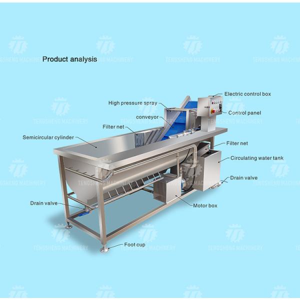 180KG Vegetable apple multi-function air bubble cleaning machine Eddy current fruit and vegetable cleaning machine