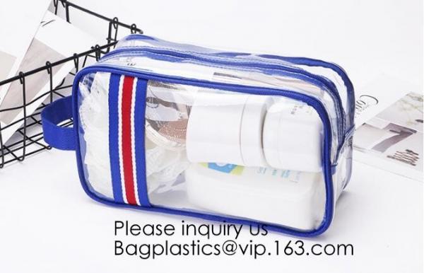 Make up Cosmetic Bag Toiletry Bathing Pouch,PVC Clear Cosmetic Makeup Toiletry Travel Wash Bag Pouch, bagease, bagplasti