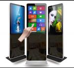Ground stand 55" inch UHD 4K LCD All-in-one touchscreen computer kiosk self