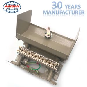 10 Pairs Metal Distribution Box With Earthing System with LSA Profile Module