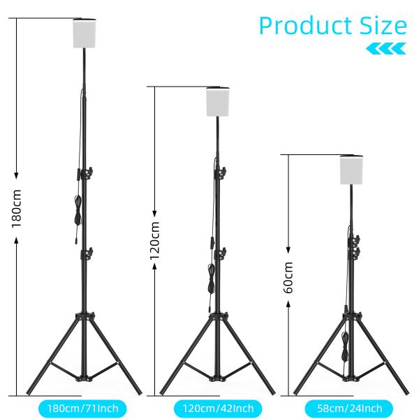 1680 Lumen Outdoor Working Light Tripod Telescoping Work Light