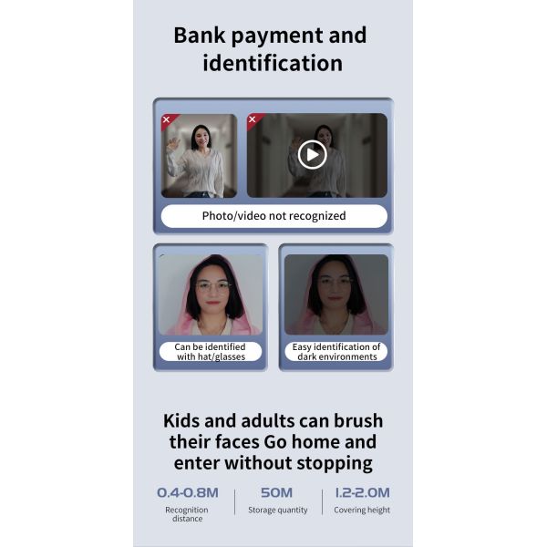 3D Fully Automatic Tuya Smart Door Lock with Multiple Unlock Methods and Language Support