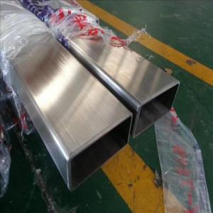 China 2mm Stainless Steel Rectangular Tube Anti Corrosion SGS Certificated on sale